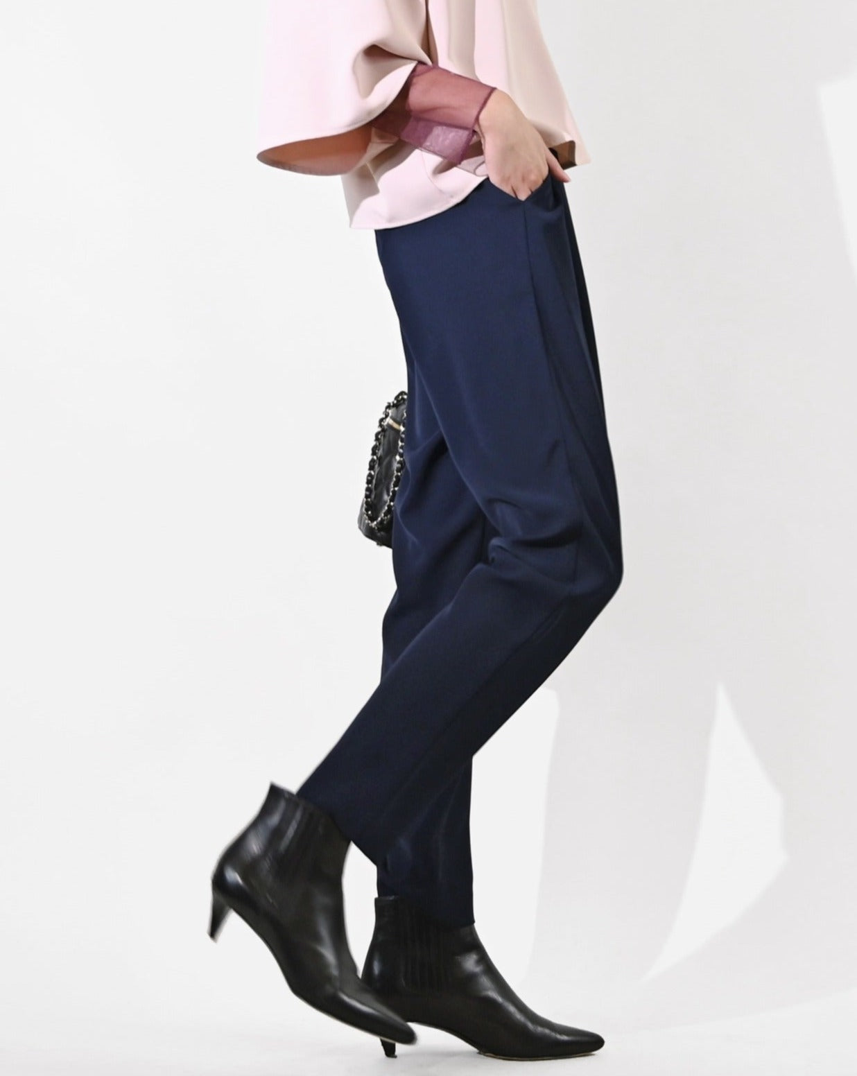 aalis PRISCA slim fit pants (Navy)