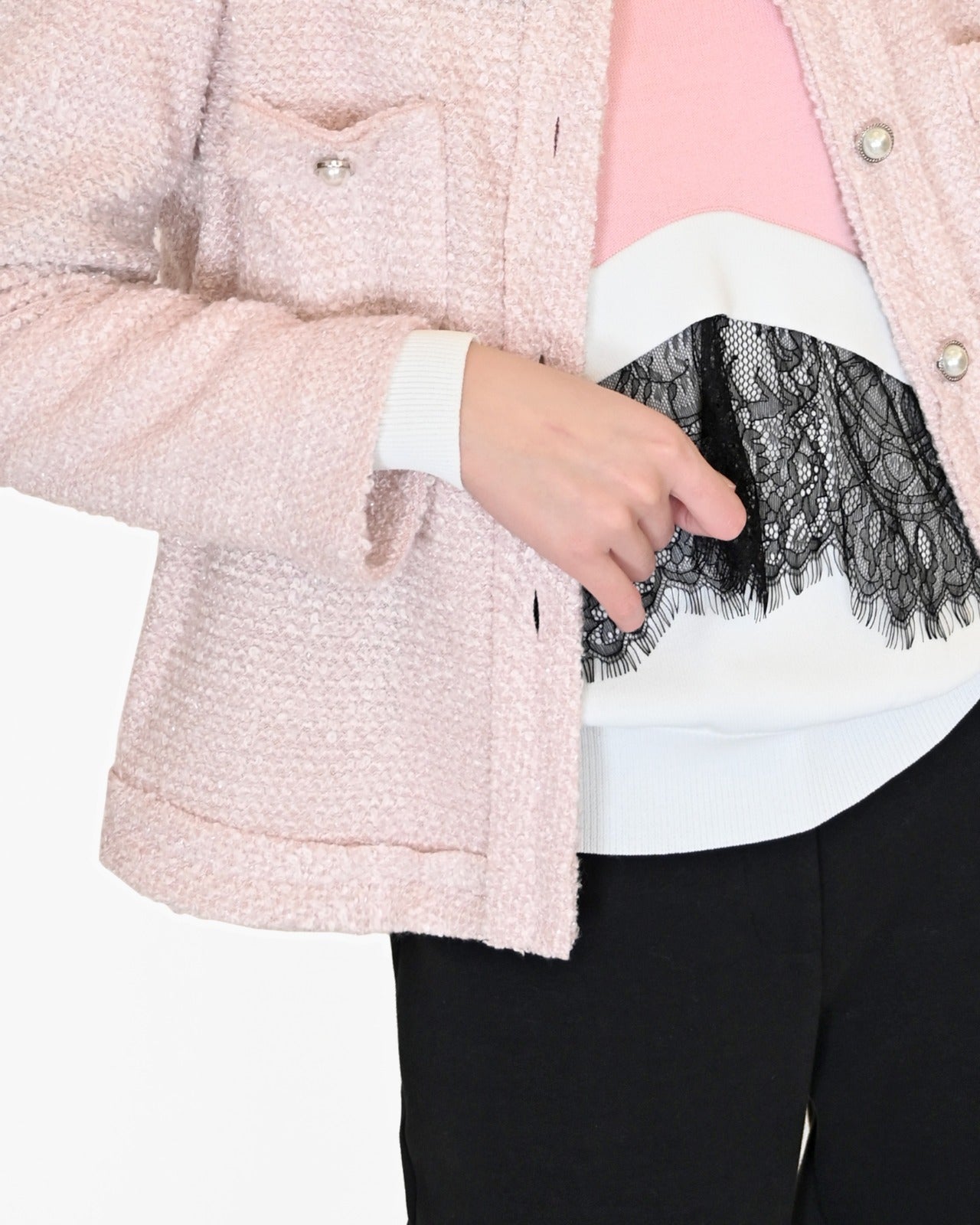aalis YOONA tweed jacket (Pink)