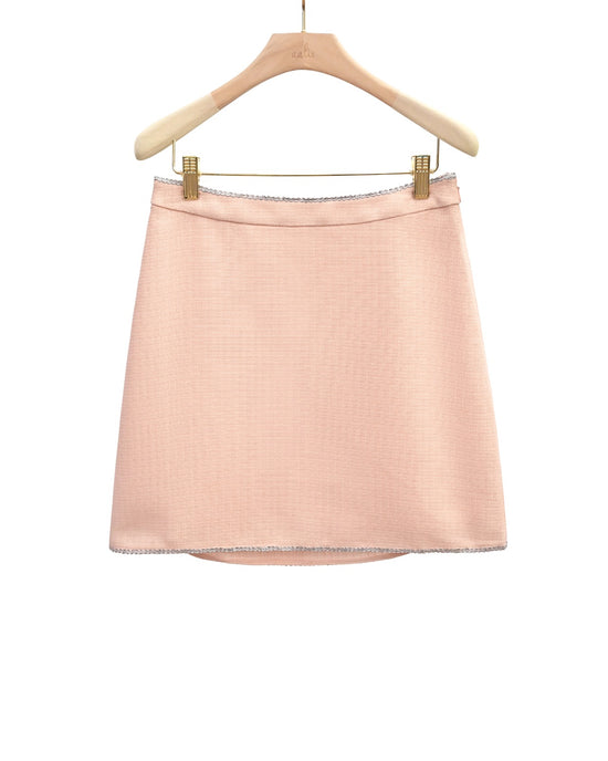 aalis RAYNA tweed skirt with trim detail (Light pink)