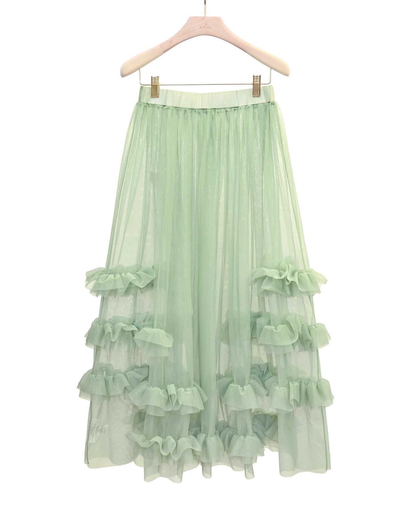 aalis ALLISON mesh skirt (Green)