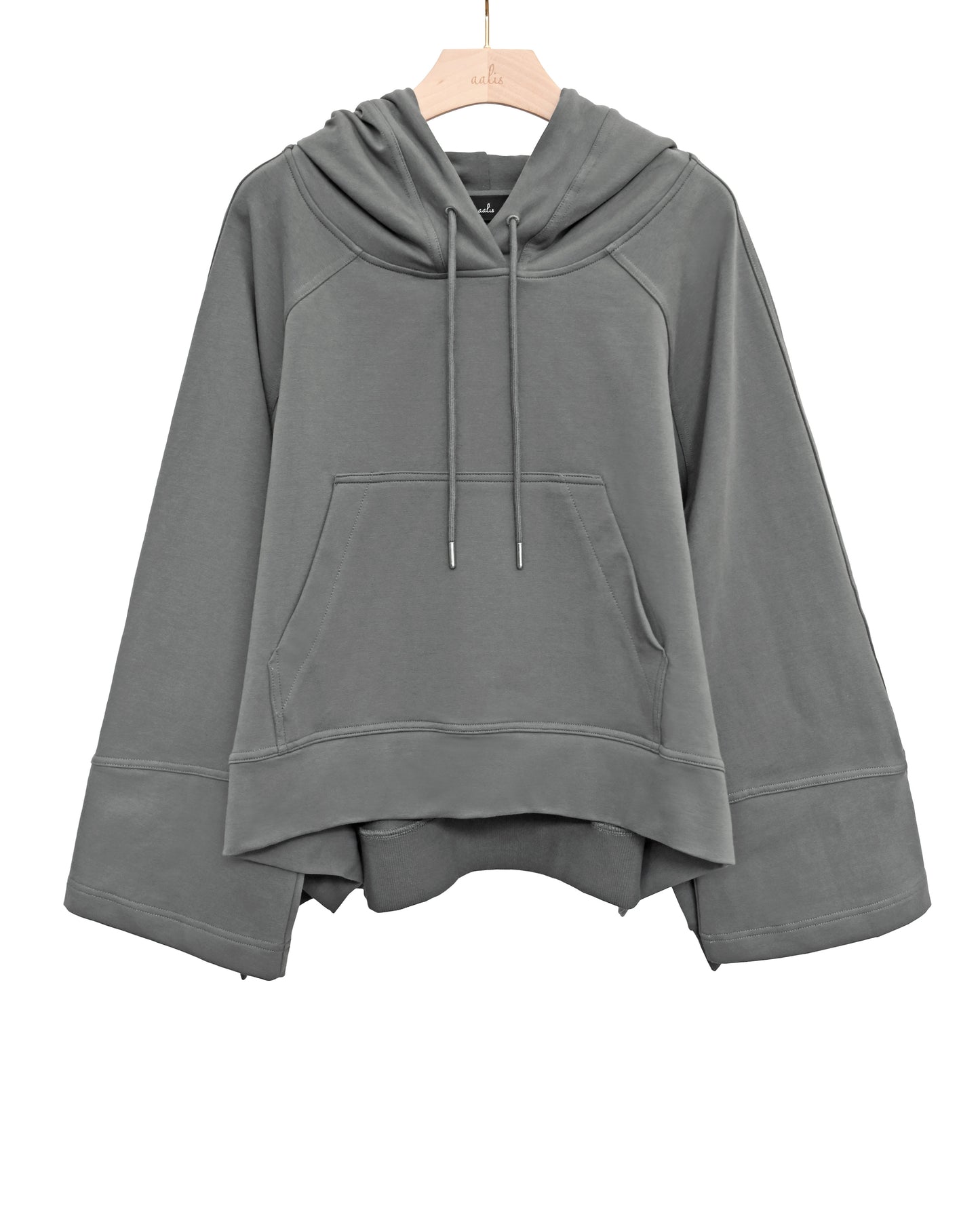 aalis FAYETTE loose fit sweat hoodie (Med grey)