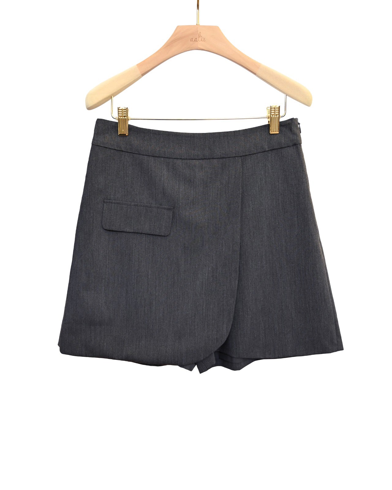 aalis GARANT single pocket skirt (Charcoal)