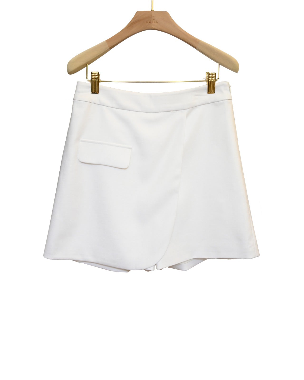 aalis GARANT single pocket skirt (White)