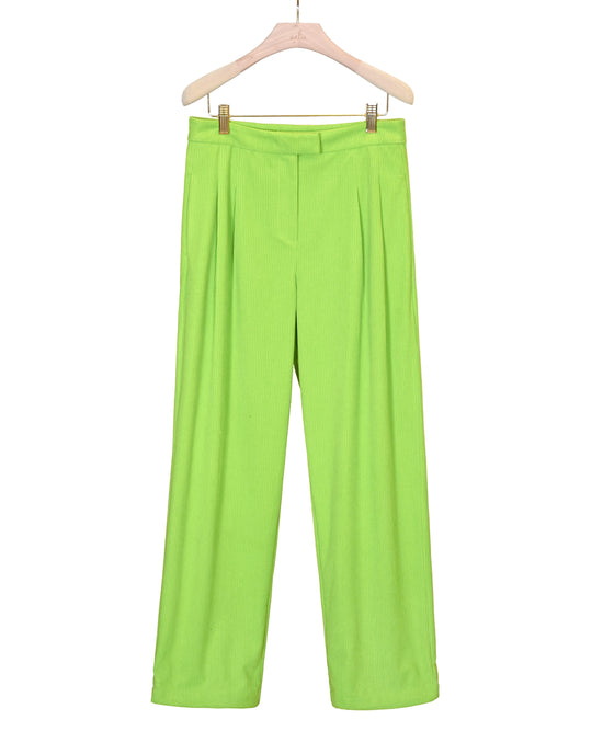 (Online Exclusive) aalis JOSTEIN soft corduroy pants (Green)