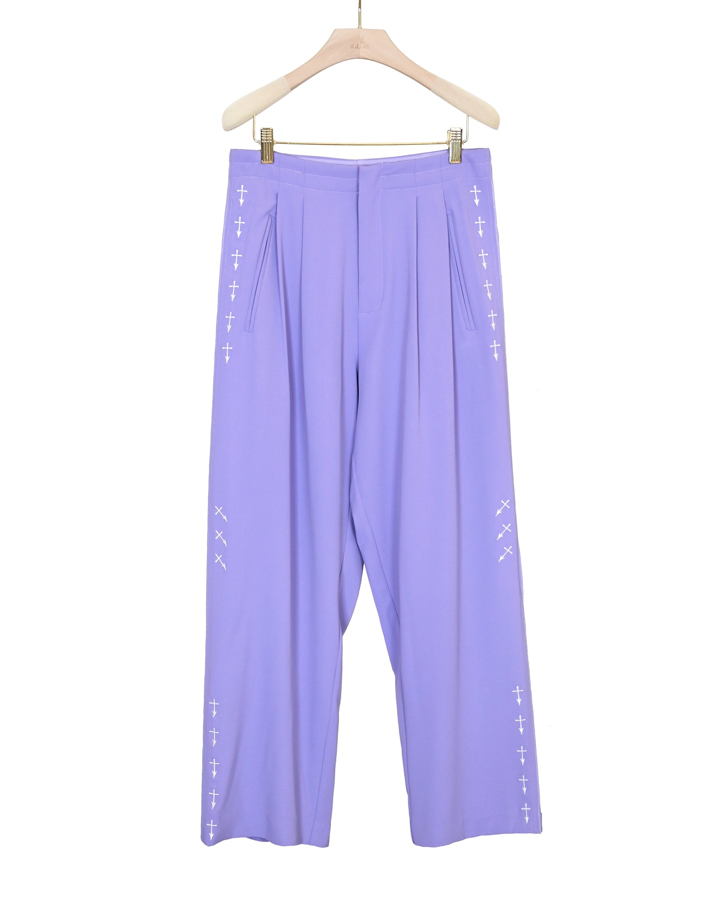 aalis KIRK embroidered suiting pants (Lilac)
