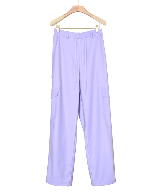Load image into Gallery viewer, aalis KORKEN mesh pocket cargo pants (Purple)
