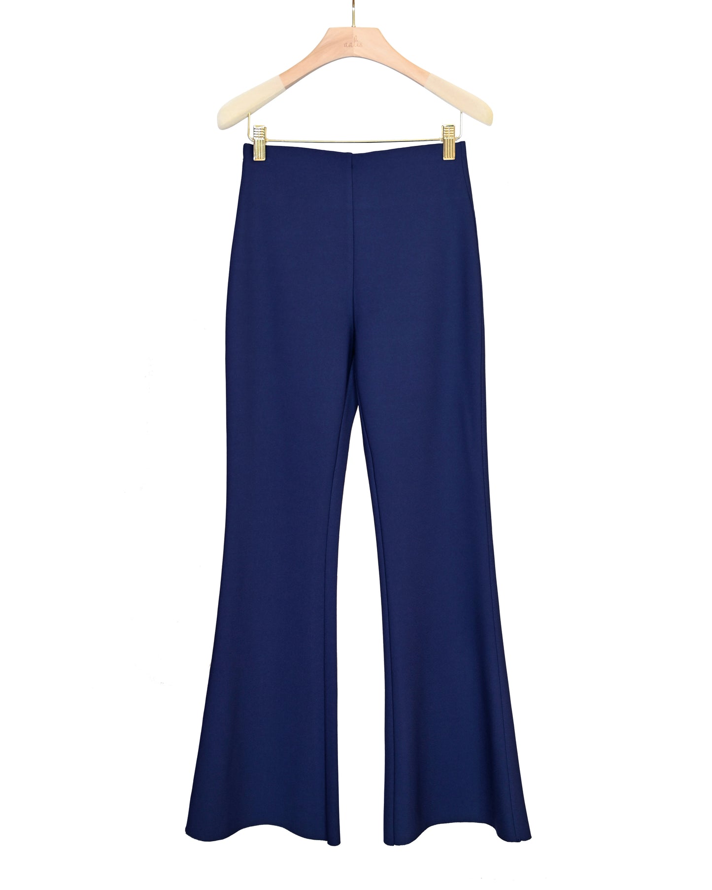 Load image into Gallery viewer, aalis LILI double knit flare pants (Navy)
