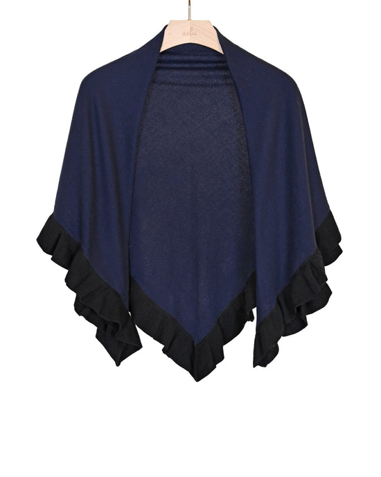 aalis LUCIE thin scarf (Dark blue black)