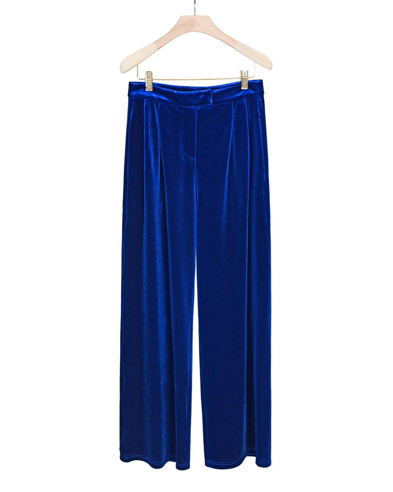(Online Exclusive) aalis TIO velvet pants (Pop blue)